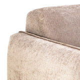 Westham 3 Seater Sofa in Fay Beige 05 Fabric, Base in Matt Oak