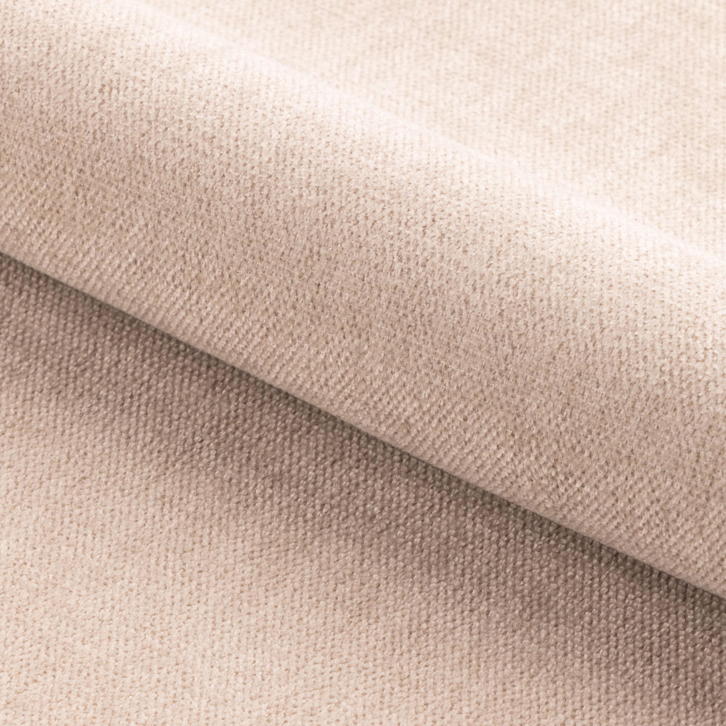 Westham 3 Seater Sofa in Fay Beige 05 Fabric, Base in Matt Oak