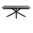 Heaven Extendable Dining Table with Ceramic Black Top 200cm