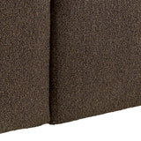 Midfield 2 Seater Chaiselongue Sofa LHF (Reversible Module) in Taupe Cona Boucle 2 Fabric, Base in Matt Black