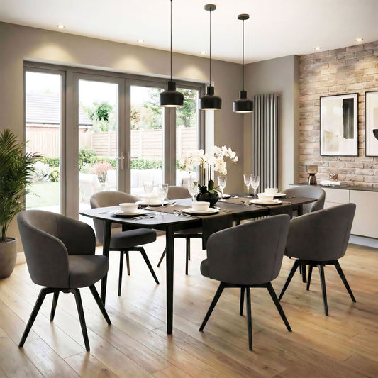 Darlene Green Swivel Dining Chair