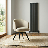 Darlene Beige Swivel Dining Chair